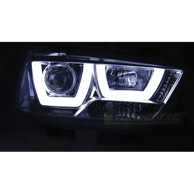 Frontlykter Dodge Charger Lx Ii 11-15 Tube Light Chrome