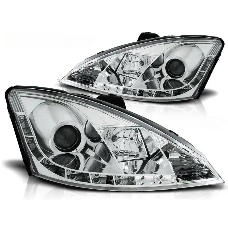 Frontlykter Ford Focus 1 10.98-10.01 Chrome