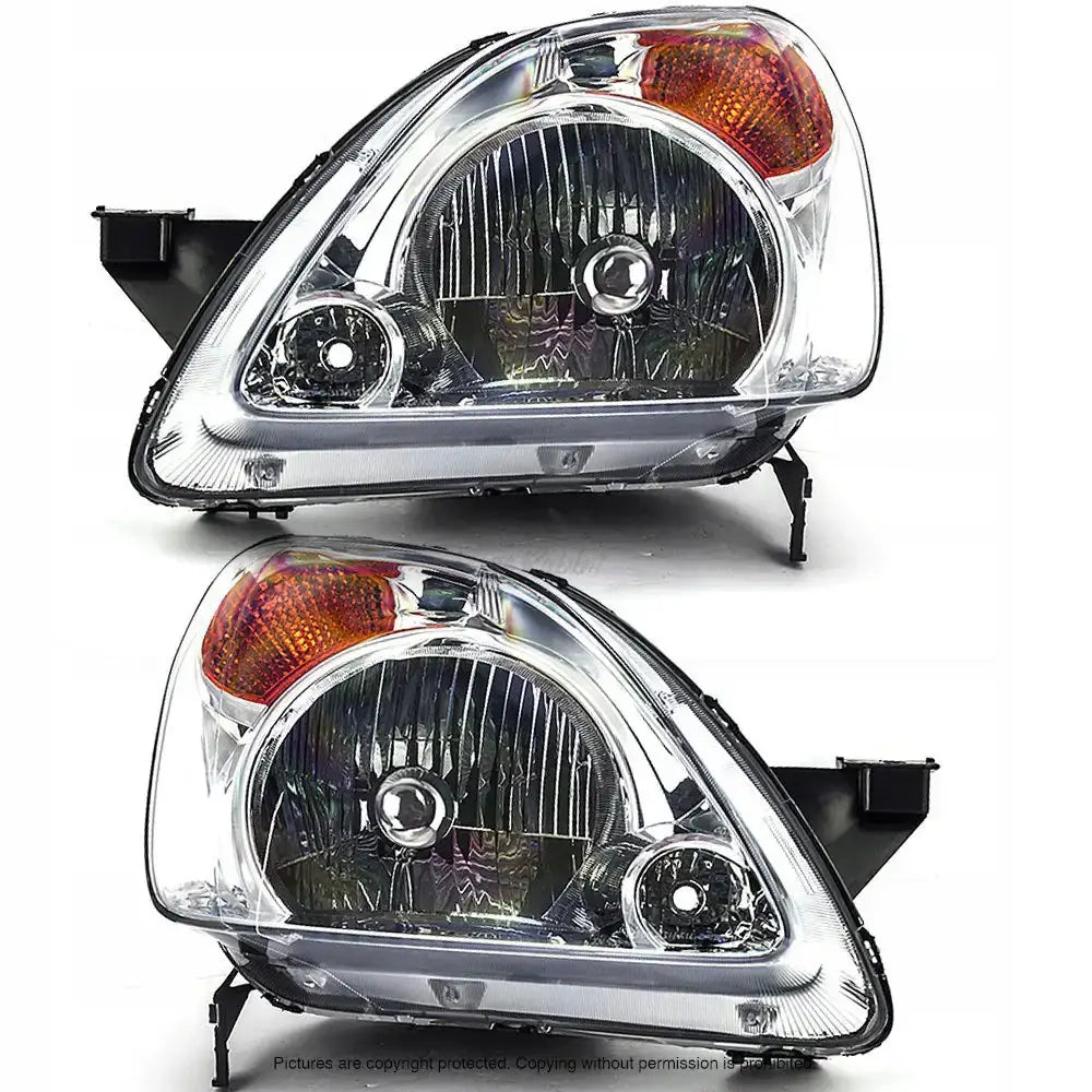 Frontlykter Honda Crv 01-04 H4 Gul Blinklys