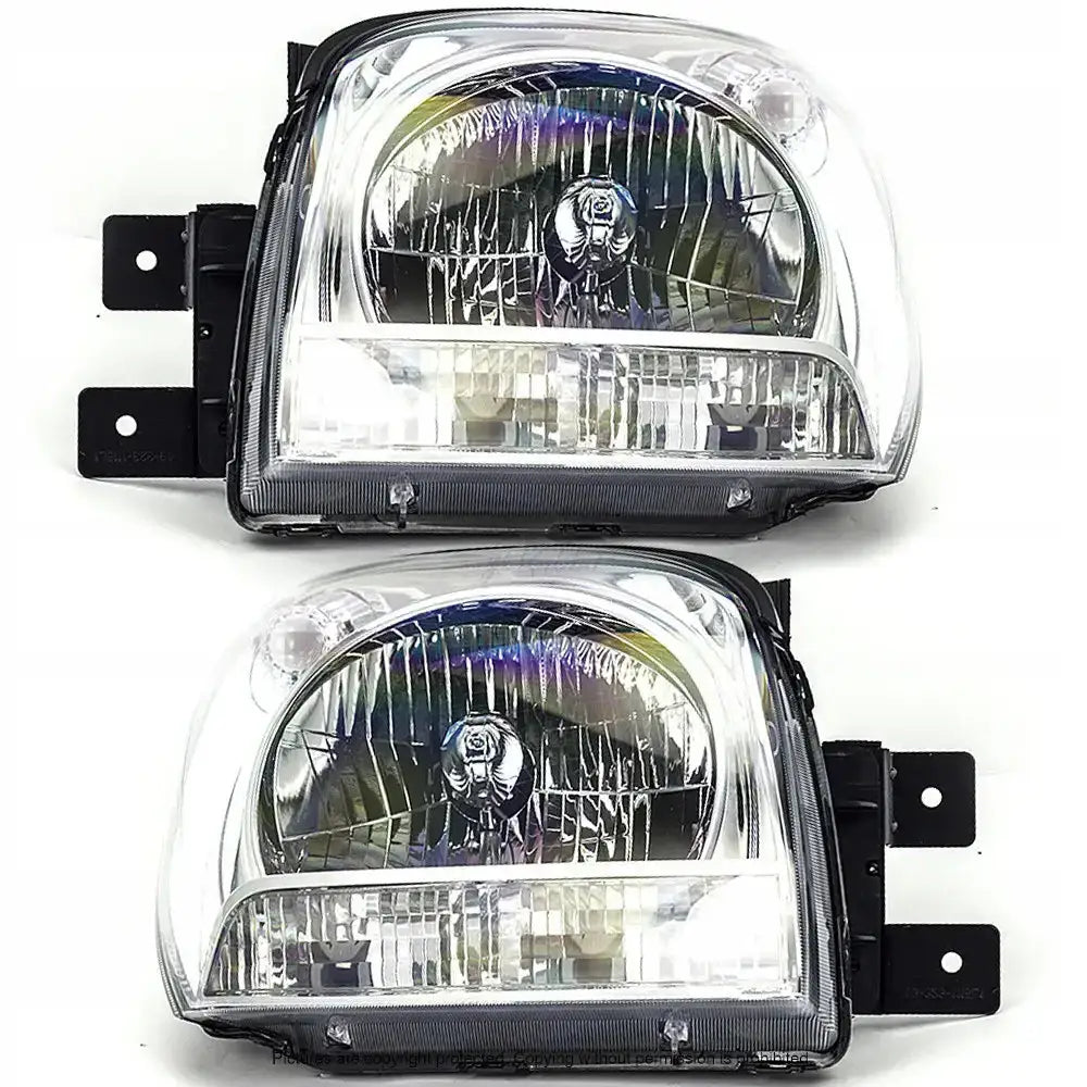 Frontlykter Kia Sportage Ii 04-08 H4