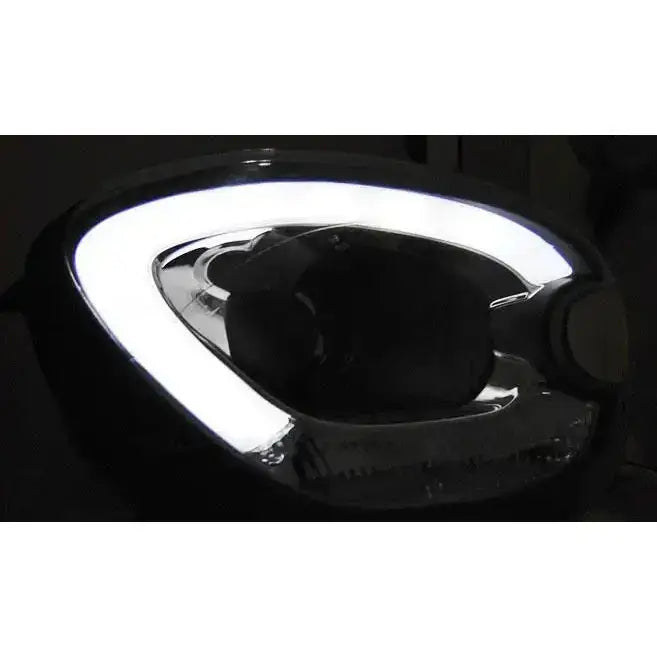 Frontlykter Mercedes R170 Slk 04.96-04 Angel Eyes Black