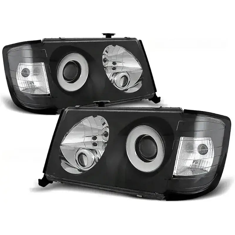Frontlykter Mercedes W124 01.85-04.93 Black