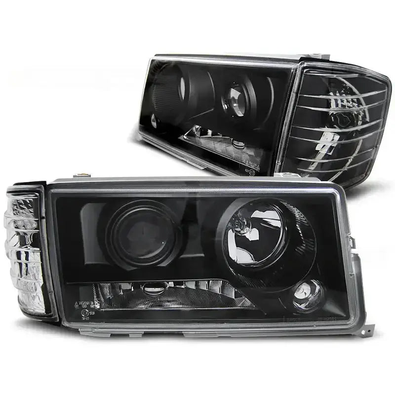 Frontlykter Mercedes W201/190 12.82-05.93 Black