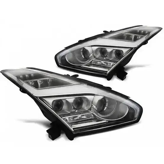 Frontlykter Nissan Gt-r 08-13 Led Chrome