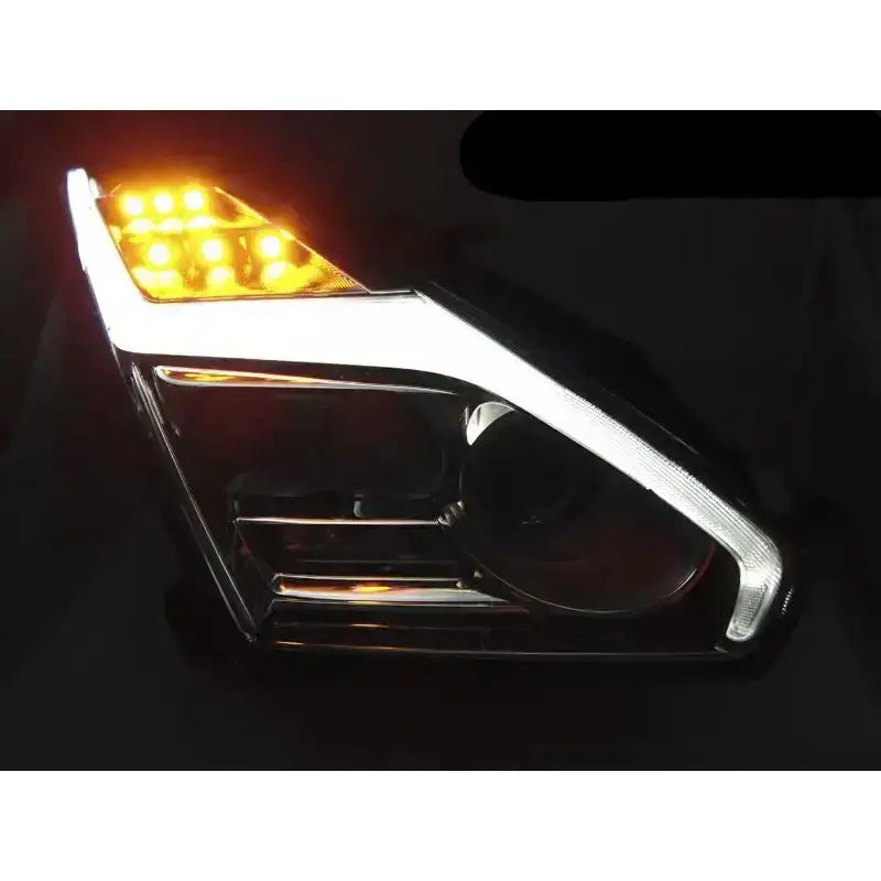 Frontlykter Nissan Gt-r 08-13 Led Chrome