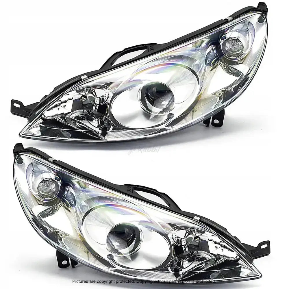 Frontlykter Peugeot 407 04-10 H1/h7