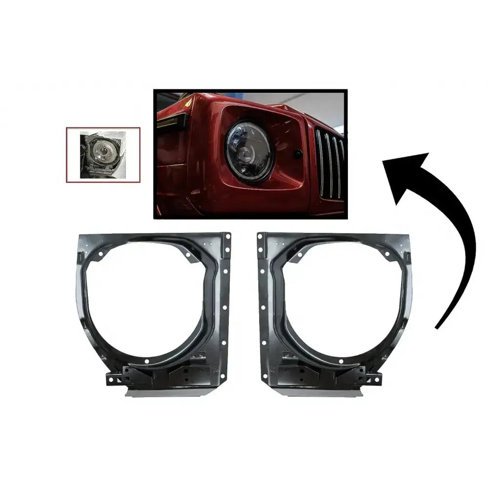 Frontlykter Rammer Mercedes W463 G-klasse 90-06