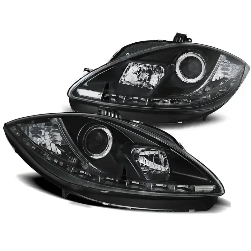 Frontlykter Seat Leon Altea 09-13 Black