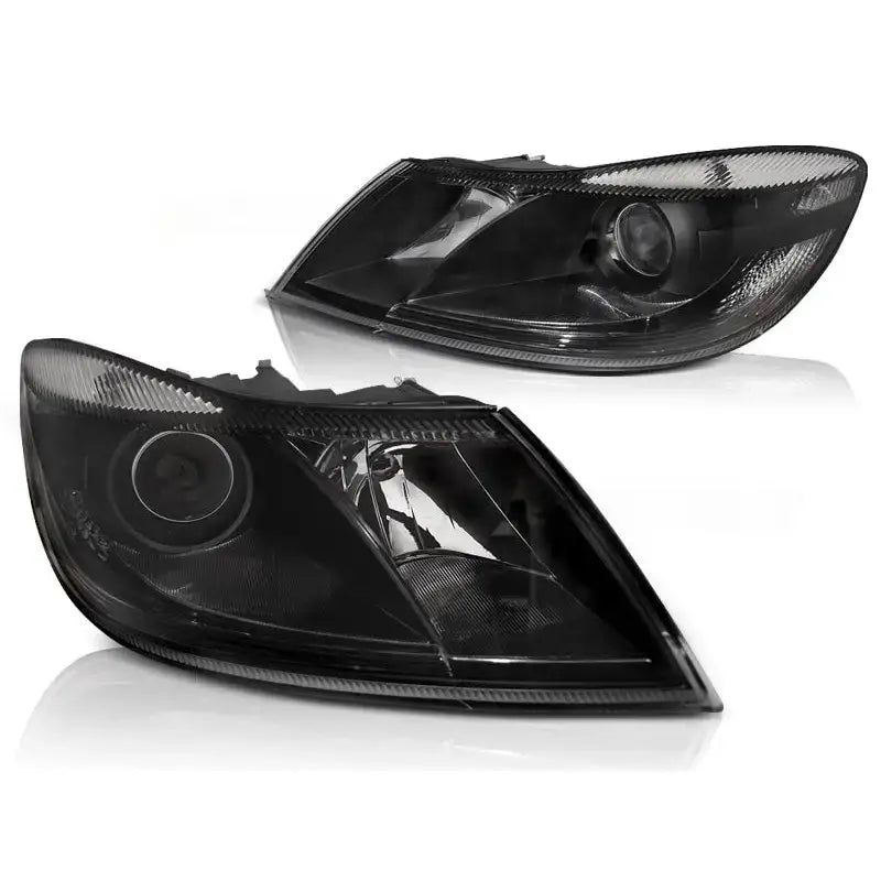 Frontlykter Skoda Octavia 09-12 Black W5w