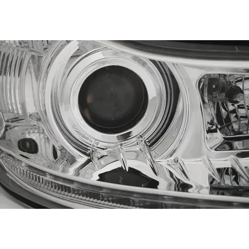 Frontlykter Skoda Octavia 09-12 Chrome Drl