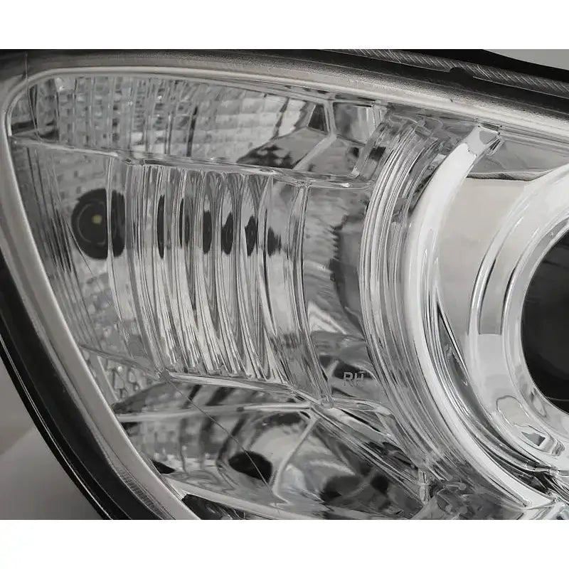 Frontlykter Skoda Octavia 09-12 Chrome Drl