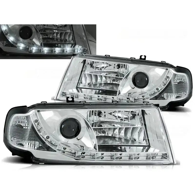 Frontlykter Skoda Octavia i 08.00-04.04 Chrome