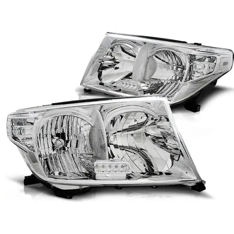 Frontlykter Toyota Land Cruiser Fj200 07-12 Chrome Led