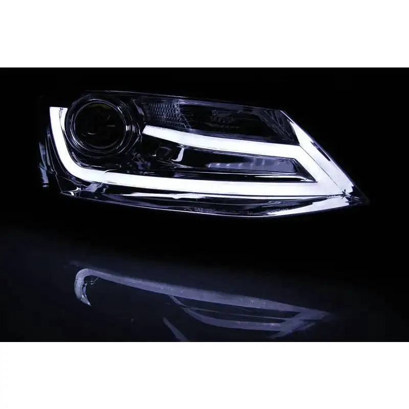 Frontlykter Vw Jetta vi 1.11- Tube Light Chrome