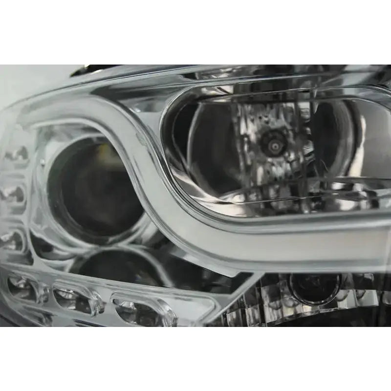 Frontlykter Vw Jetta vi 1.11- Tube Light Tru Drl Chrome