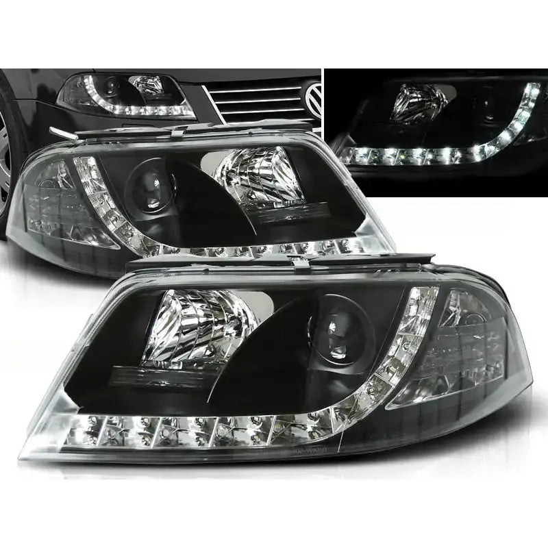 Frontlykter Vw Passat 3bg 09.00-03.05 Black