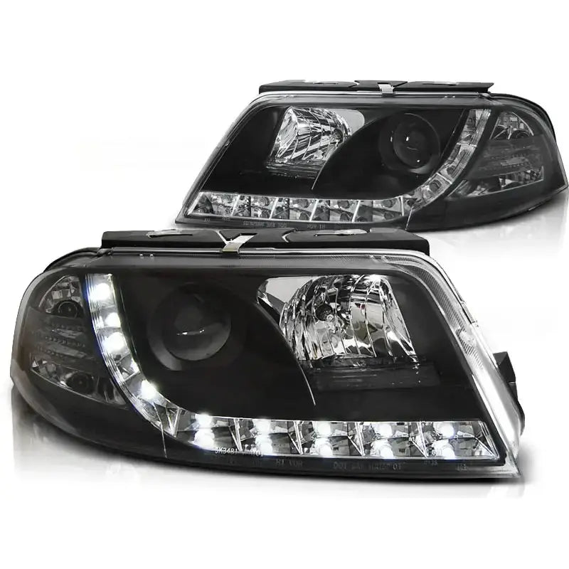 Frontlykter Vw Passat 3bg 09.00-03.05 Tru Drl Black