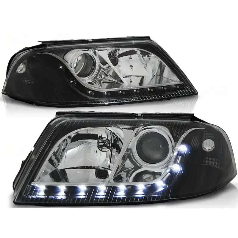 Frontlykter Vw Passat 3bg B5 Fl 09.00-03.05 Daylight Black
