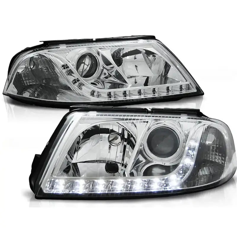 Frontlykter Vw Passat 3bg B5 Fl 09.00-03.05 Daylight Chrome