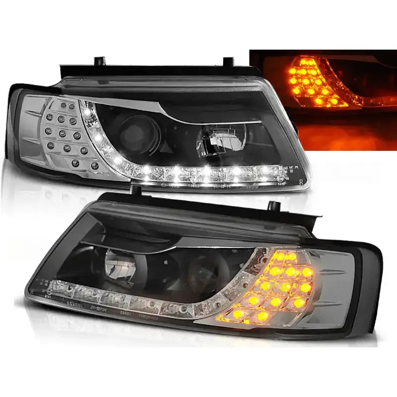 Frontlykter Vw Passat B5 11.96-08.00 Daylight Black