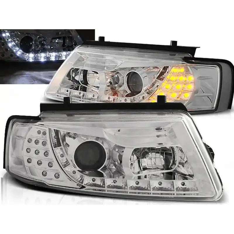 Frontlykter Vw Passat B5 11.96-08.00 Daylight Chrome