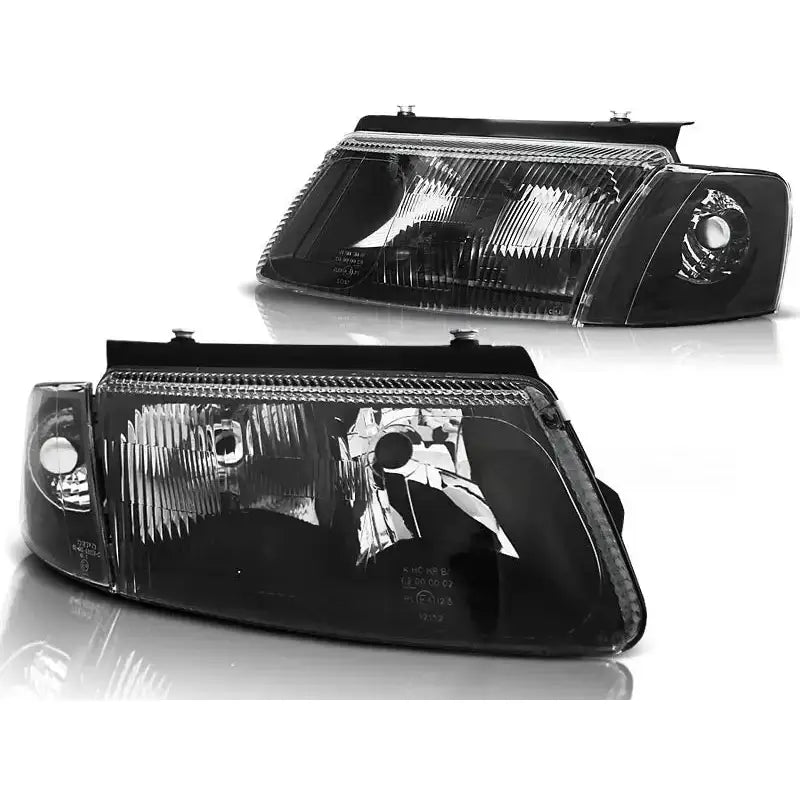 Frontlykter Vw Passat B5 3b 11.96-08.00 Black Halogen