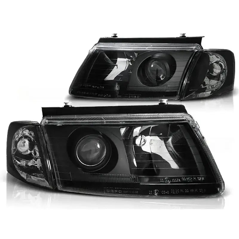 Frontlykter Vw Passat B5 3b 11.96-08.00 H7/h7 Black