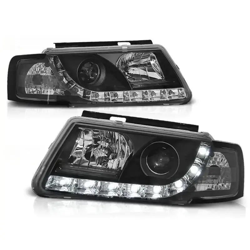 Frontlykter Vw Passat B5 3b 11.96-08.00 Tru Drl Black