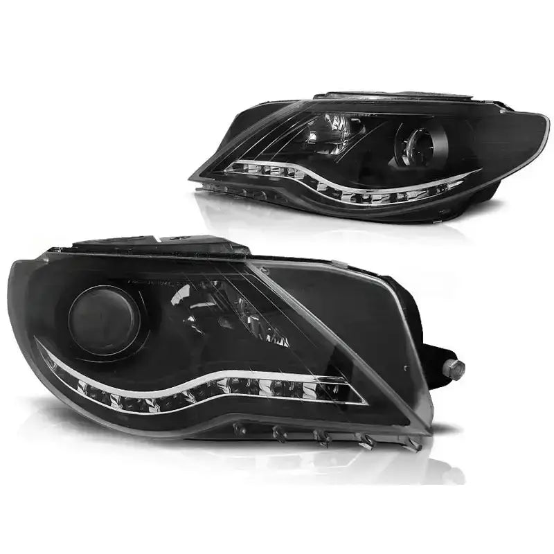 Frontlykter Vw Passat Cc Black