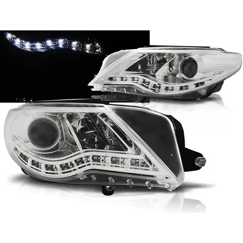 Frontlykter Vw Passat Cc Chrome