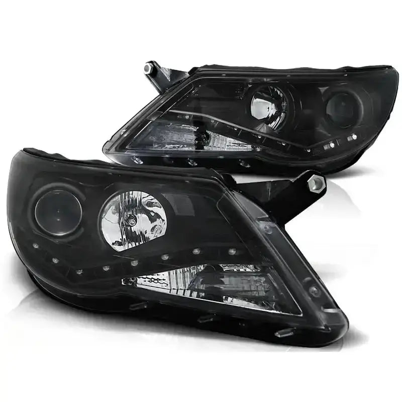 Frontlykter Vw Tiguan 10.07-11 Daylight Black
