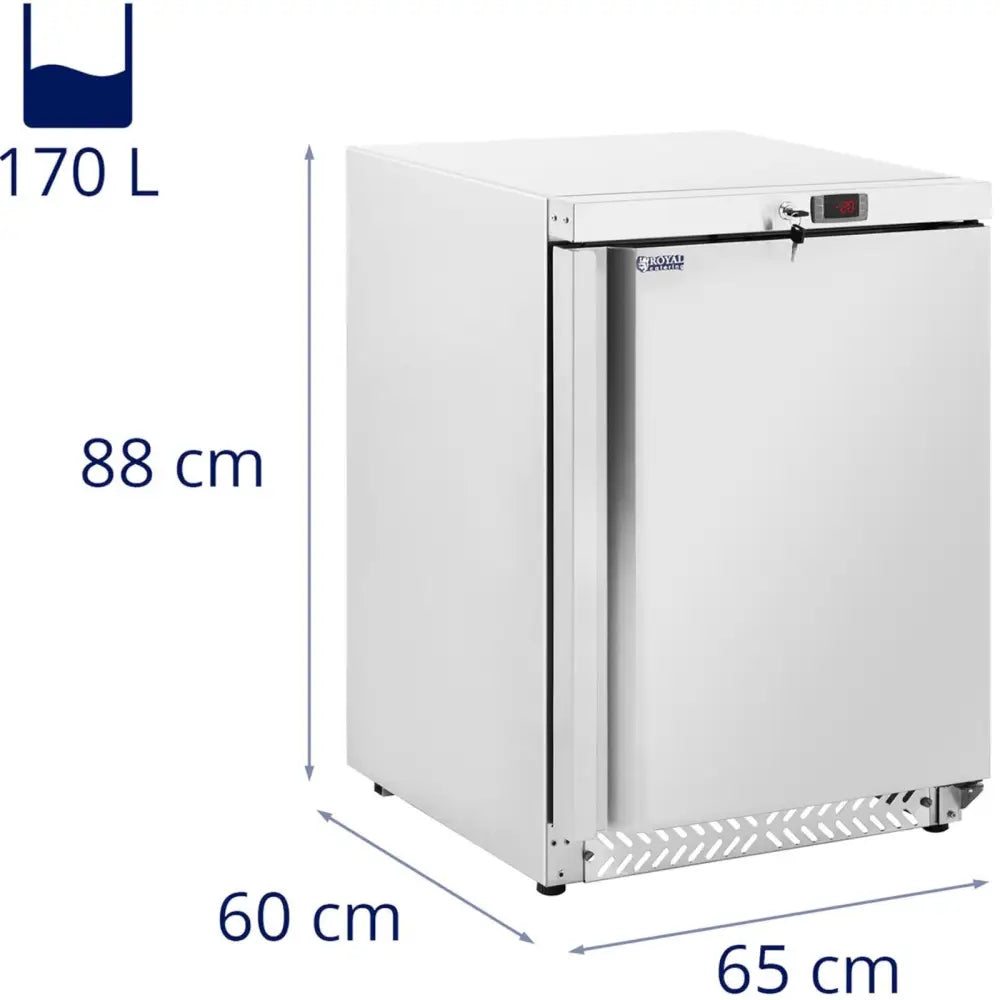Fryseskap Fryser 3 Hyller 170 l 215 w - Sølv