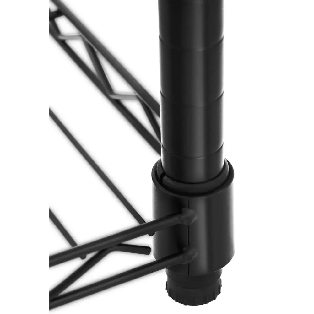 Garderobehylle i Metall med 2 Hyller og 2 Stenger 120 x 45 x 199.5 Cm Opptil 200 Kg