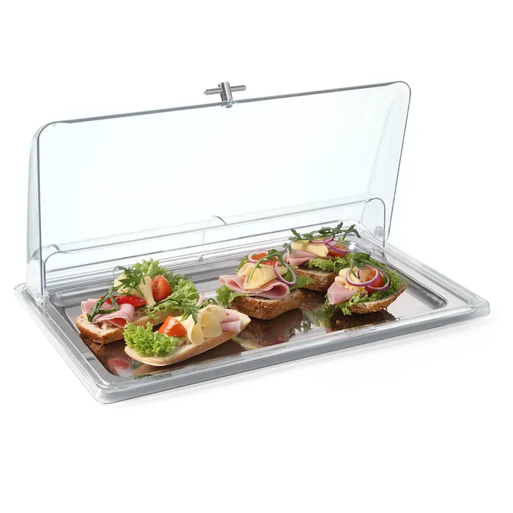 Gjennomsiktig Rolltop Lokk for Presentasjon av Mat Gn1/1 - Hendi 866009