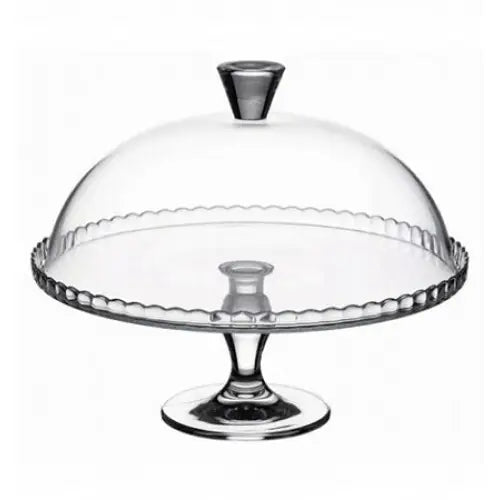 Glassfat på Fot med Kuppel 32 Cm