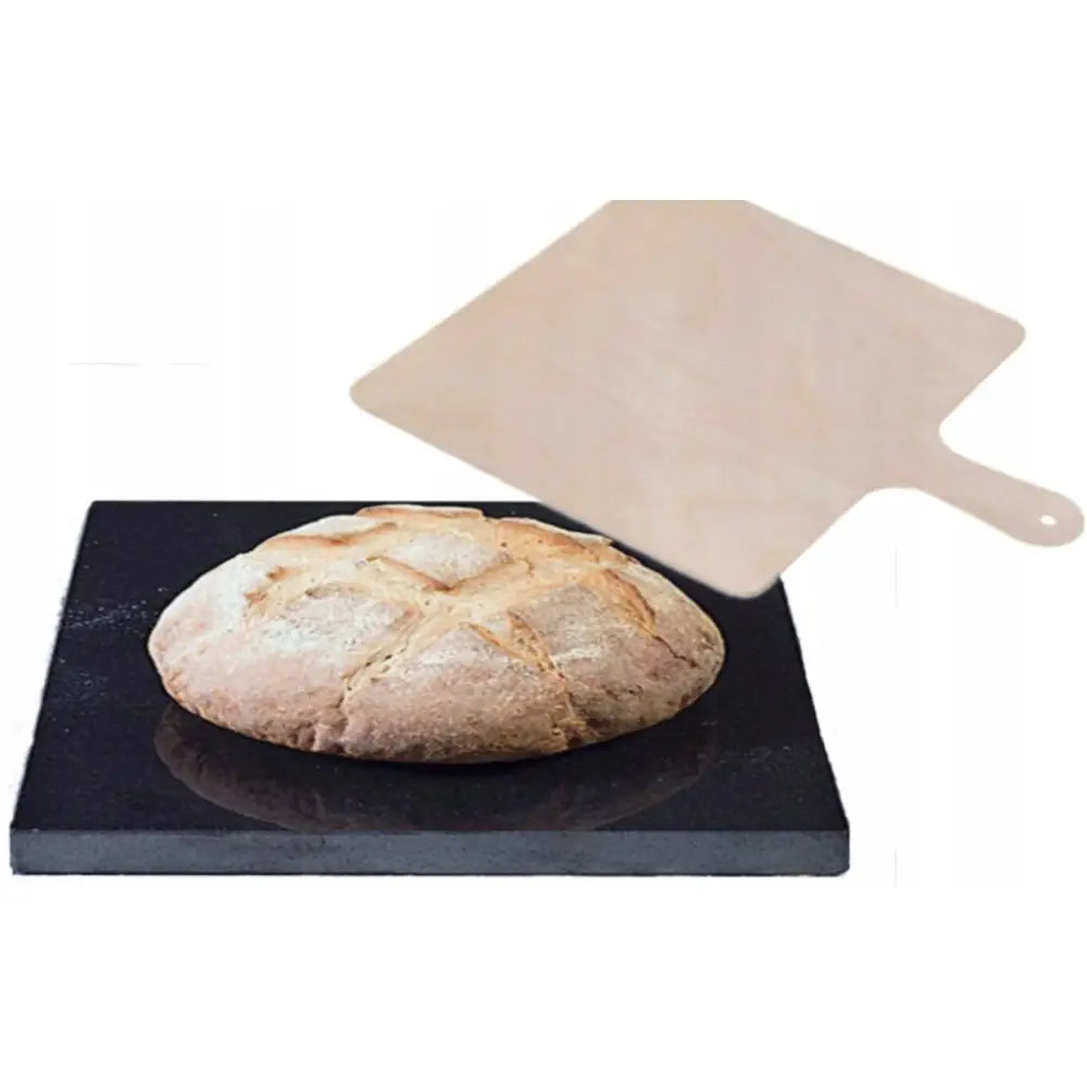 Granittstein til Pizza Grill 37x35cm med Spade
