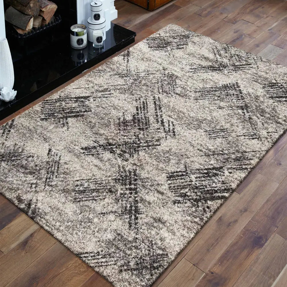 Graumønstret Tepe Panamero 02 - 120 x 170 Cm