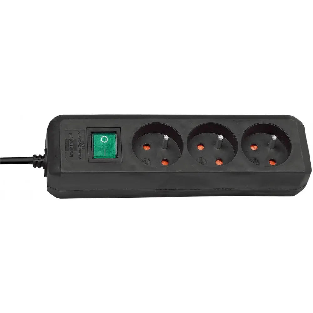 Grenuttak Eco-line 3-veis Svart 1,5m