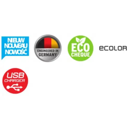 Grenuttak Ecolor med Usb 4-veis Svart 1,5m