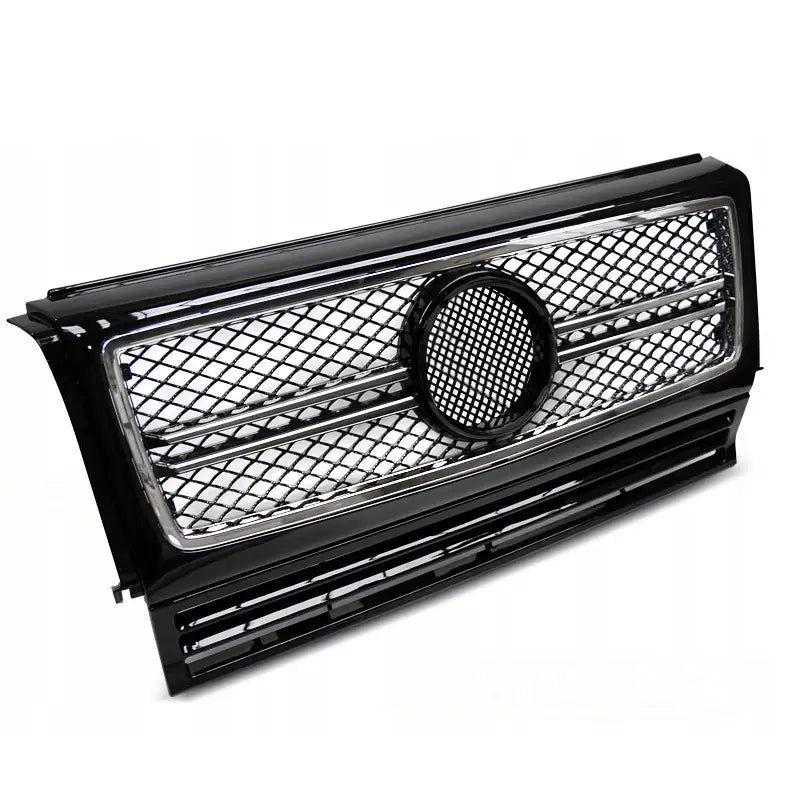 Grill Mercedes W463 90-12 C63 Amg Style Black Chrome