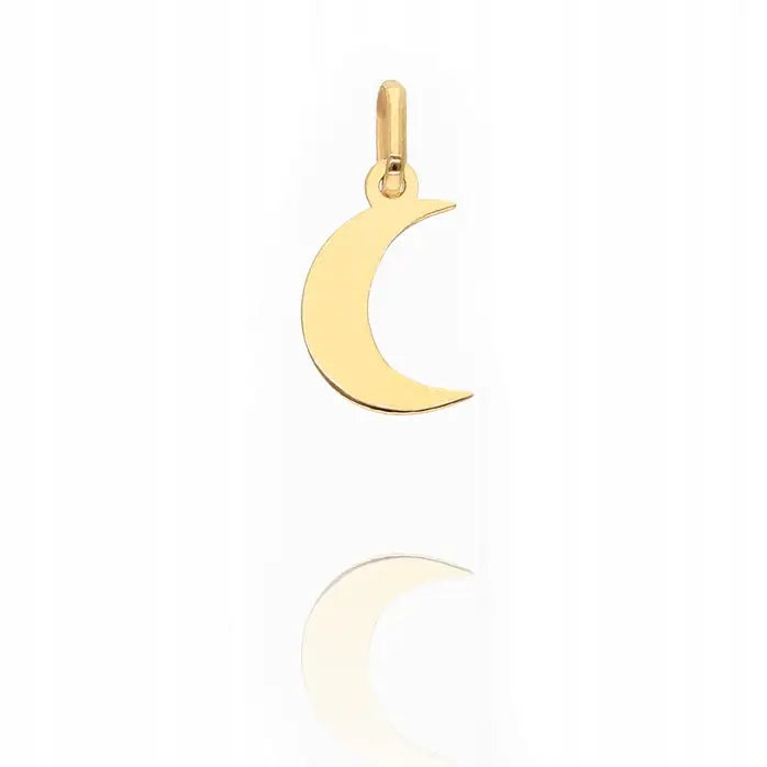 Charm Måne 14k - Damesmykke til Kjede 17 Mm