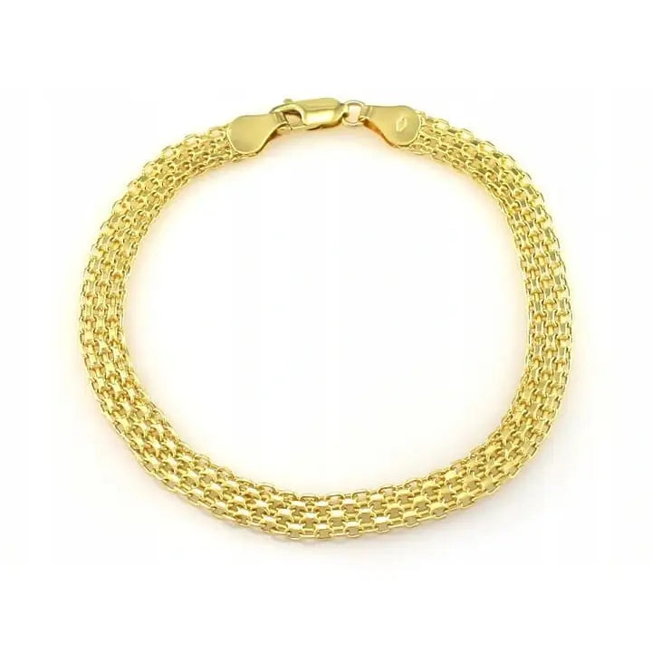 Armbånd Dame i Gull med Charms - 585 Gull 20 Cm