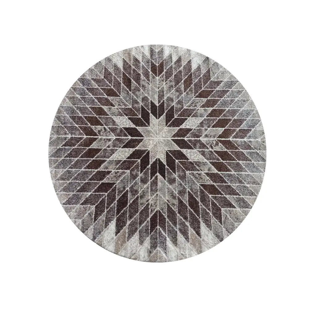 Gulvtepe Panamero 10 Beige - Rundt Beiges 120 Cm