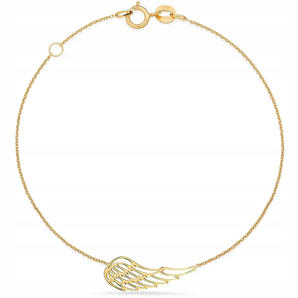 Armbånd Dame med Charms - Gyllen Engelens Vinge