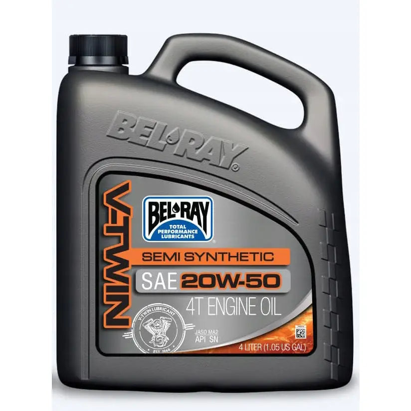 Halvsyntetisk Bel-ray V-twin 4t Motorolje 4l 20w-50