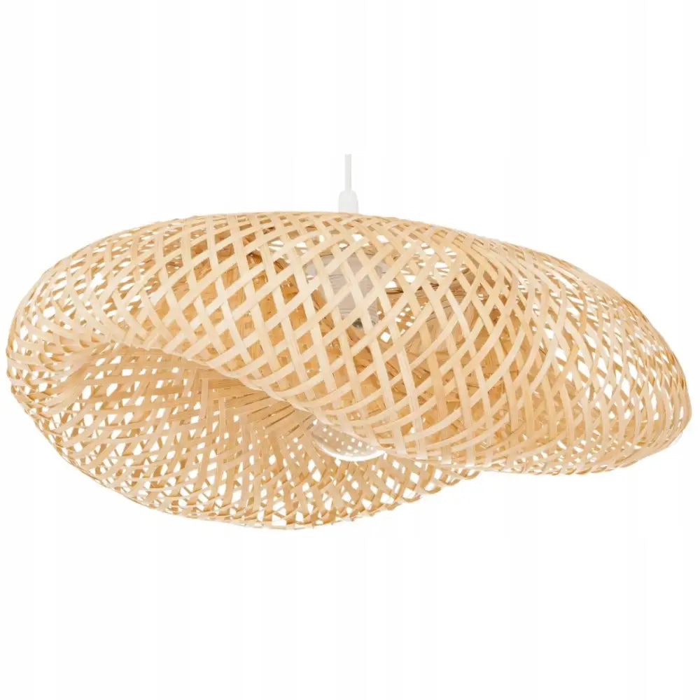 Hengelampe Boho Bambus Fletting Nusa 50 Cm (lw Th12 Hvit)