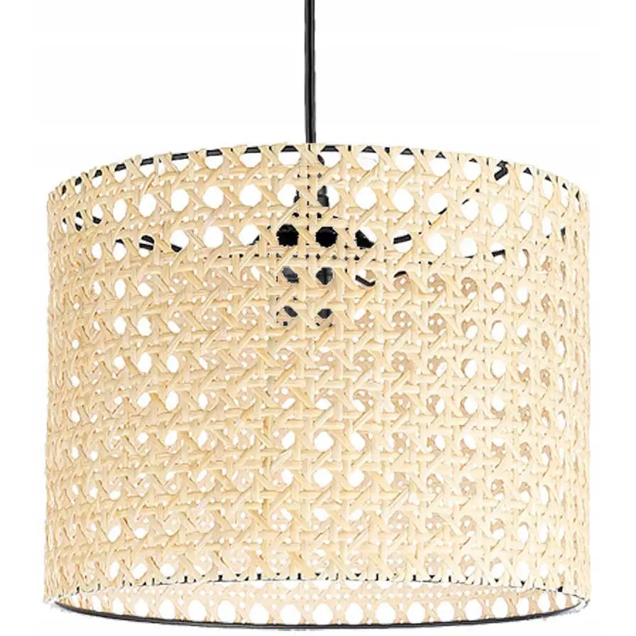 Hengelampe Rattan Skjerm Liten Sylinder (lw_rattan_s)