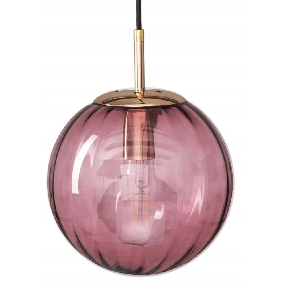 Hengelampe Taklampe Glass Pandora Rødvin (lhs-spider-10-o Blå)