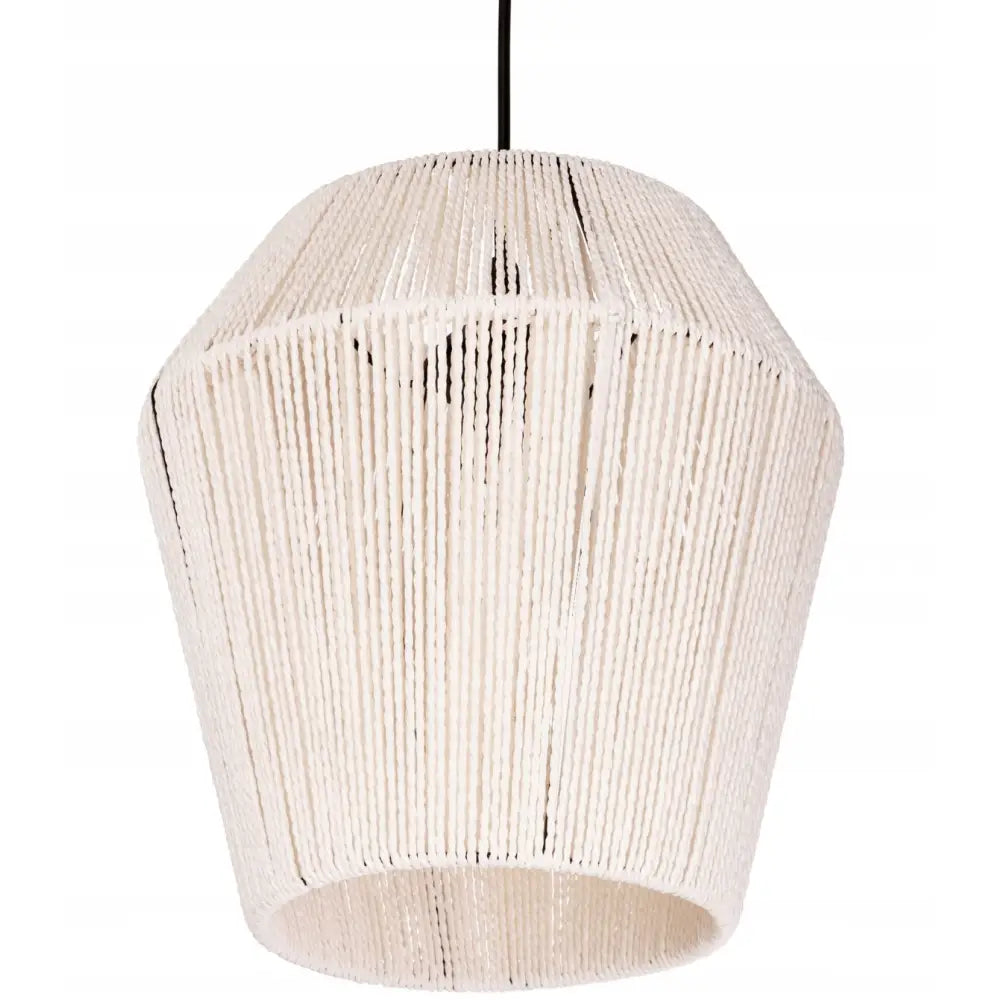 Hengende Flettet Snorlampe Boho Hvit (led_ep-tl Hvit)