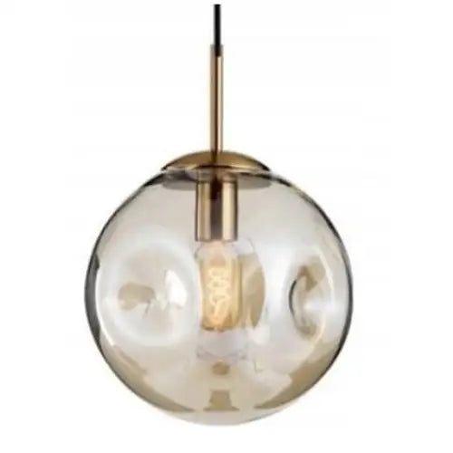 Hengende Glasskulelampe Lava Amber (ep008)